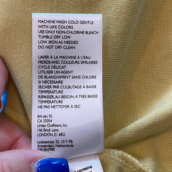 New! Free People Beach Aubre Open-back Essential Maxi Yellow nwot 33622 - Picture 13 of 15